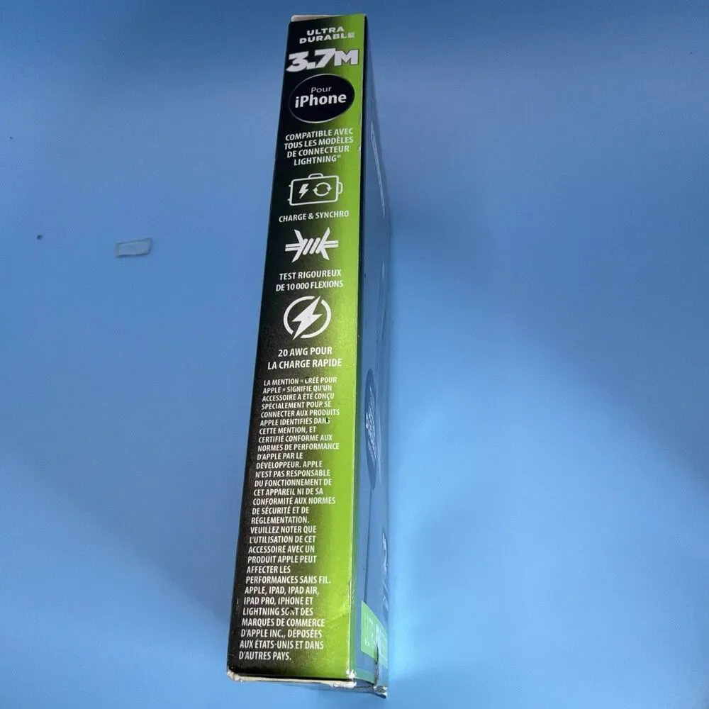 CT TEK Sync N Charge Cable iPhone 12 Foot